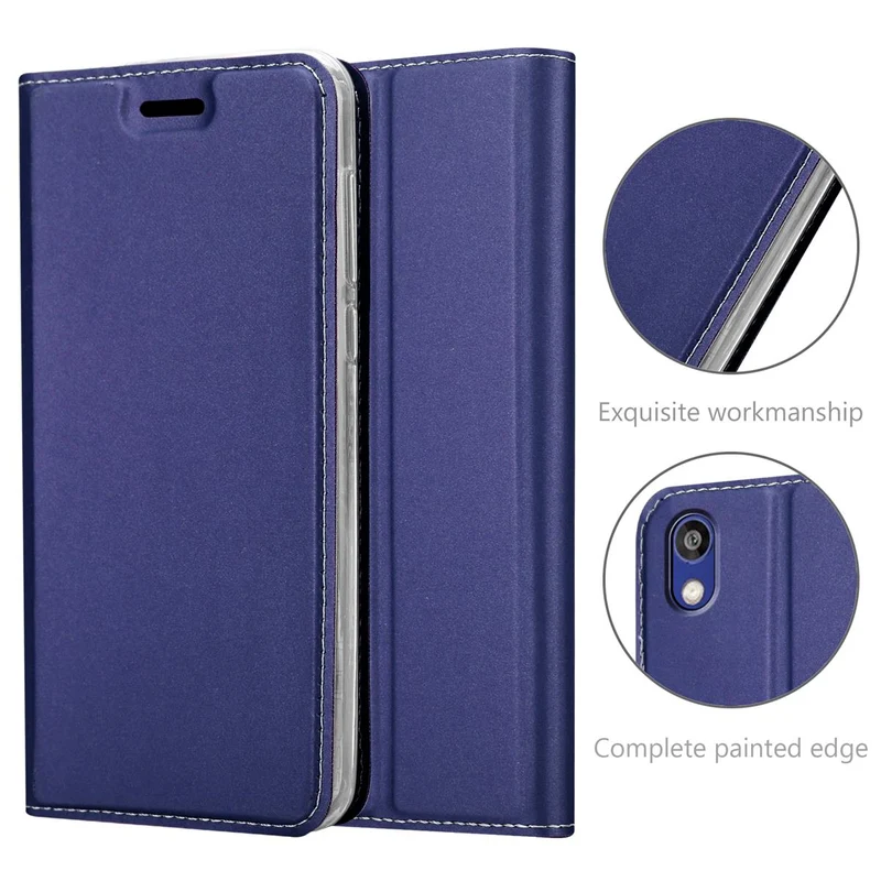 Cadorabo Hülle kompatibel mit Huawei Y5 2019 / Enjoy Play 8 / Honor 8S Schutzhülle mit Magnetverschluss, Standfunktion und Kartenfach