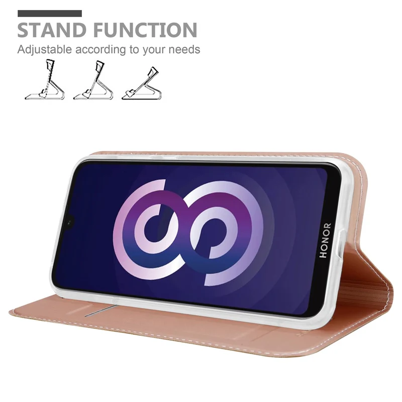 Cadorabo Hülle kompatibel mit Huawei Y5 2019 / Enjoy Play 8 / Honor 8S Schutzhülle mit Magnetverschluss, Standfunktion und Kartenfach