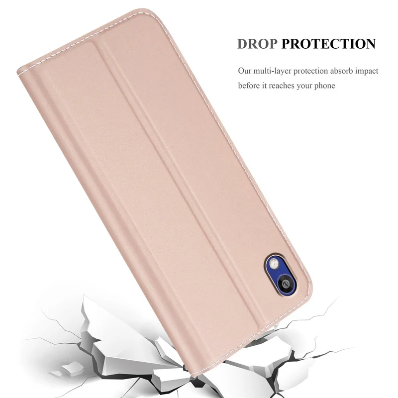 Cadorabo Hülle kompatibel mit Huawei Y5 2019 / Enjoy Play 8 / Honor 8S Schutzhülle mit Magnetverschluss, Standfunktion und Kartenfach
