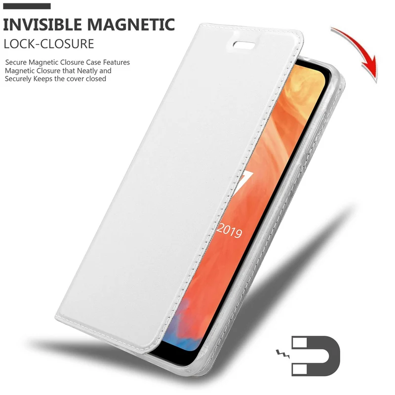 Cadorabo Hülle kompatibel mit Huawei Y7 2019 / Y7 PRIME 2019 Schutzhülle mit Magnetverschluss, Standfunktion und Kartenfach
