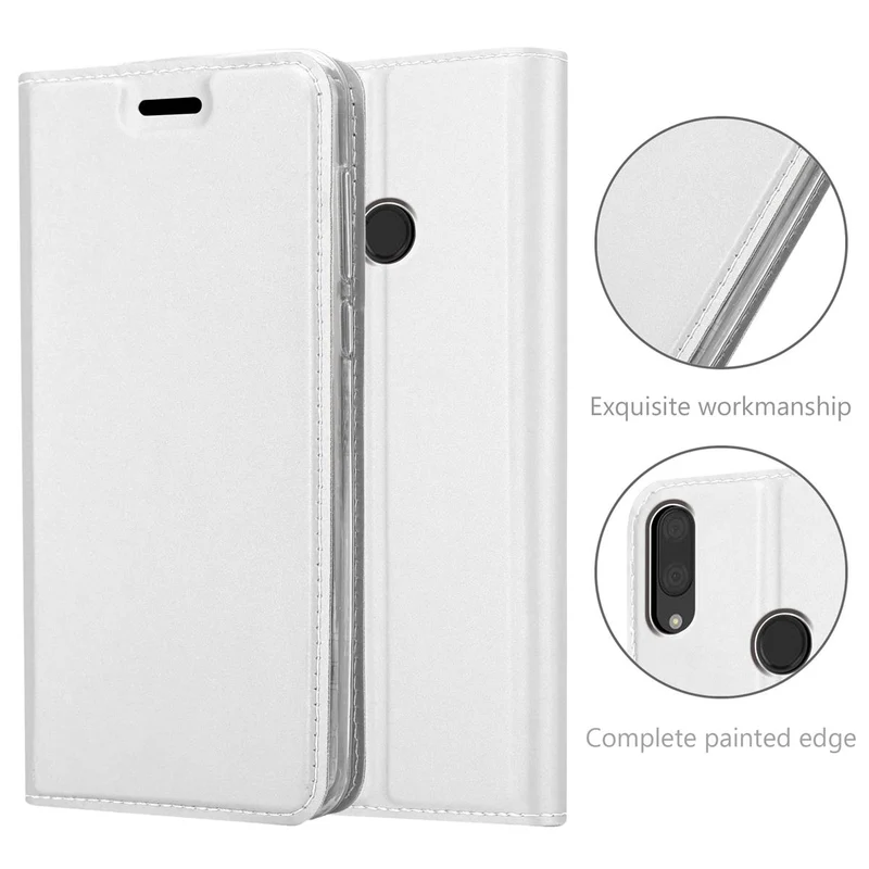 Cadorabo Hülle kompatibel mit Huawei Y7 2019 / Y7 PRIME 2019 Schutzhülle mit Magnetverschluss, Standfunktion und Kartenfach
