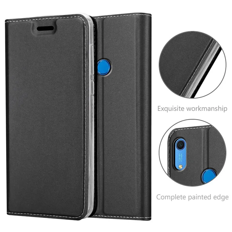 Cadorabo Hülle kompatibel mit Huawei Y6S Schutzhülle mit Magnetverschluss, Standfunktion und Kartenfach