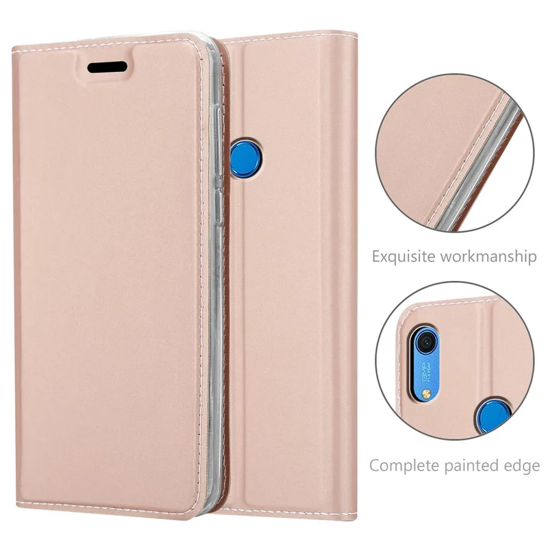 Cadorabo Hülle kompatibel mit Huawei Y6S Schutzhülle mit Magnetverschluss, Standfunktion und Kartenfach