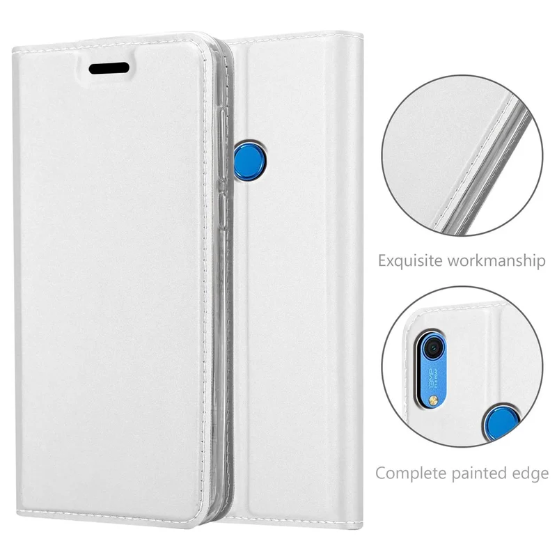 Cadorabo Hülle kompatibel mit Huawei Y6S Schutzhülle mit Magnetverschluss, Standfunktion und Kartenfach