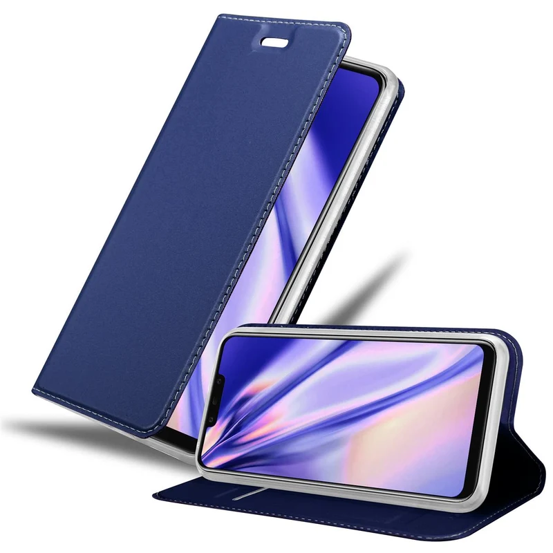 Cadorabo Hülle kompatibel mit Huawei MATE 20 LITE Schutzhülle mit Magnetverschluss, Standfunktion und Kartenfach