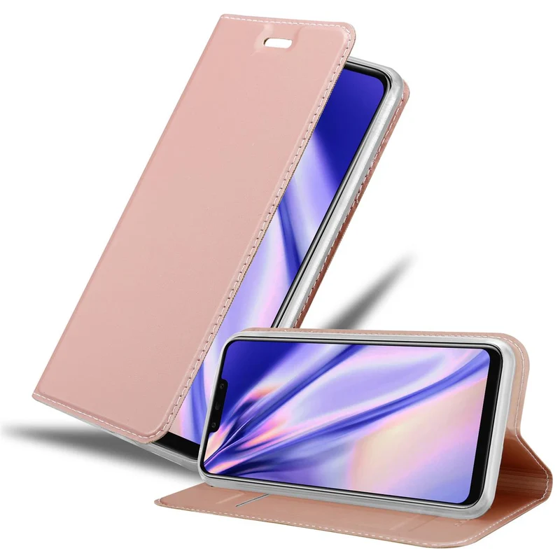 Cadorabo Hülle kompatibel mit Huawei MATE 20 LITE Schutzhülle mit Magnetverschluss, Standfunktion und Kartenfach