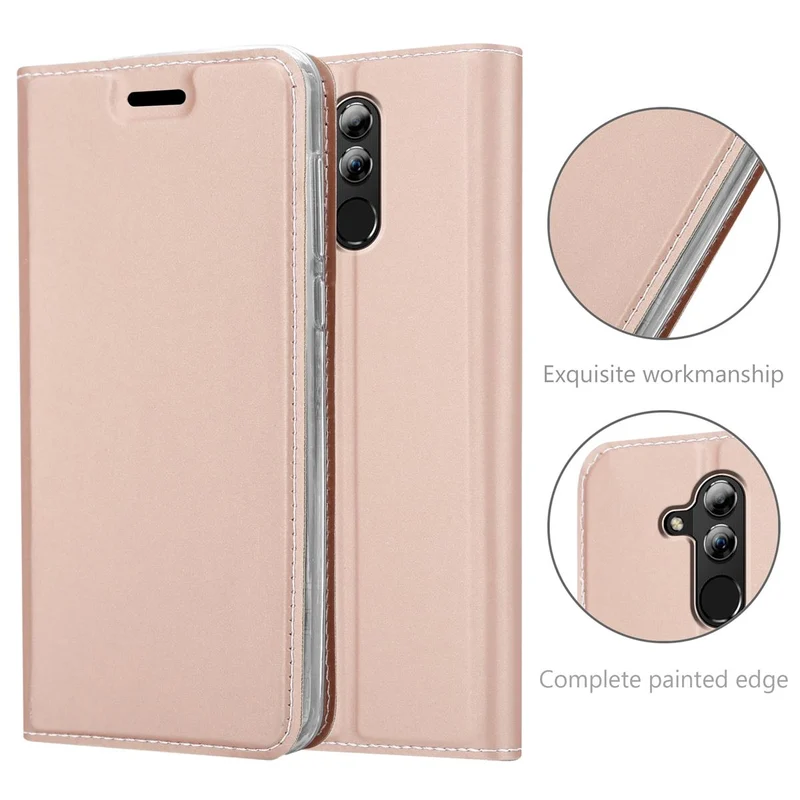 Cadorabo Hülle kompatibel mit Huawei MATE 20 LITE Schutzhülle mit Magnetverschluss, Standfunktion und Kartenfach