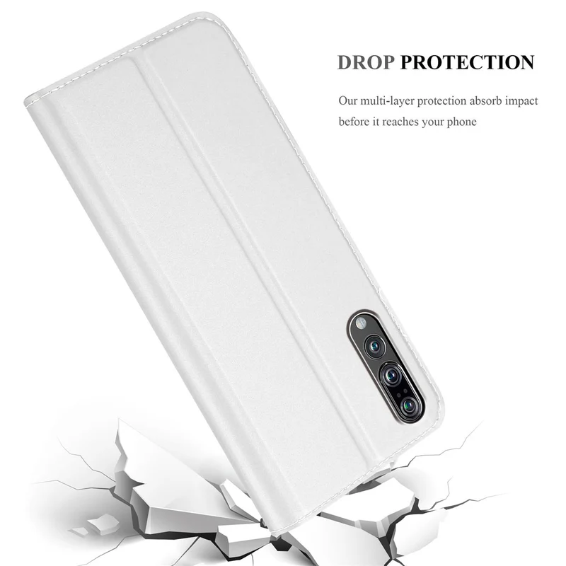 Cadorabo Hülle kompatibel mit Huawei P20 PRO / P20 PLUS Schutzhülle mit Magnetverschluss, Standfunktion und Kartenfach