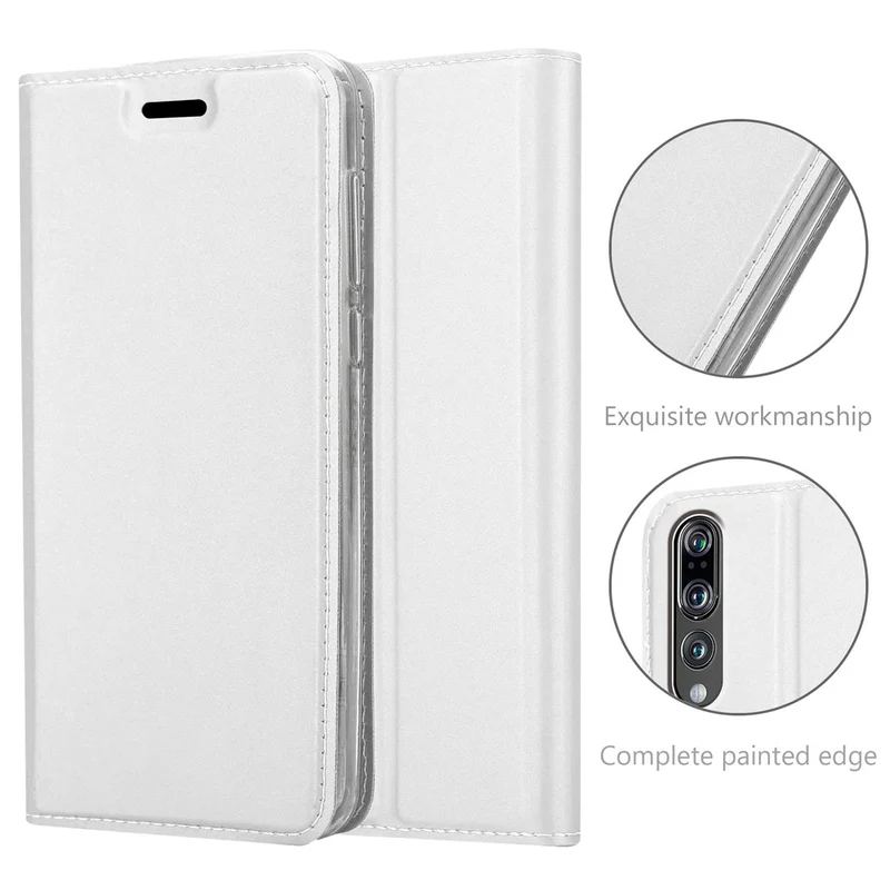 Cadorabo Hülle kompatibel mit Huawei P20 PRO / P20 PLUS Schutzhülle mit Magnetverschluss, Standfunktion und Kartenfach