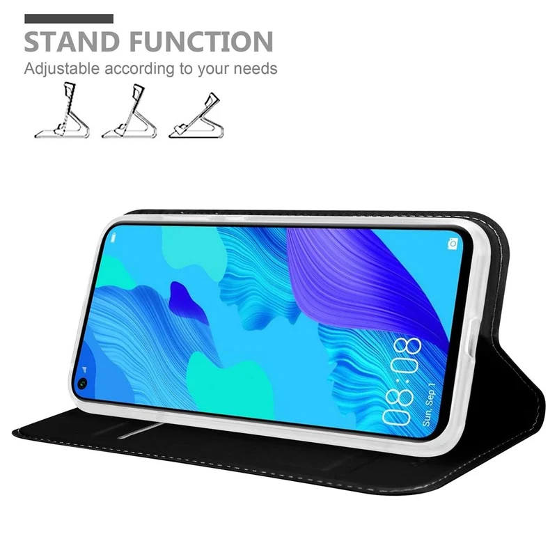 Cadorabo Hülle kompatibel mit Honor 20 / 20S / Huawei NOVA 5T Schutzhülle mit Magnetverschluss, Standfunktion und Kartenfach