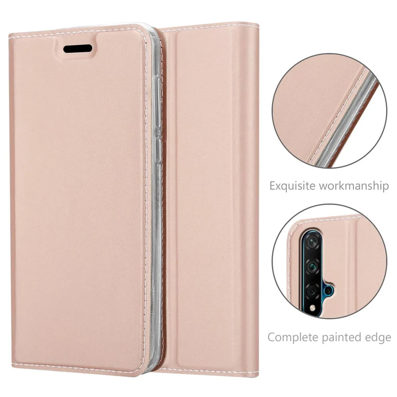 Cadorabo Hülle kompatibel mit Honor 20 / 20S / Huawei NOVA 5T Schutzhülle mit Magnetverschluss, Standfunktion und Kartenfach