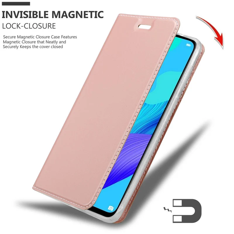 Cadorabo Hülle kompatibel mit Honor 20 / 20S / Huawei NOVA 5T Schutzhülle mit Magnetverschluss, Standfunktion und Kartenfach