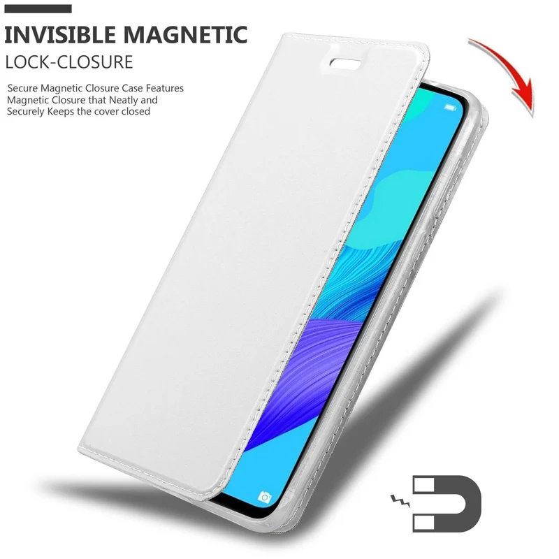 Cadorabo Hülle kompatibel mit Honor 20 / 20S / Huawei NOVA 5T Schutzhülle mit Magnetverschluss, Standfunktion und Kartenfach