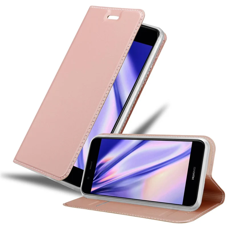 Cadorabo Hülle kompatibel mit Huawei NOVA 2 Schutzhülle mit Magnetverschluss, Standfunktion und Kartenfach
