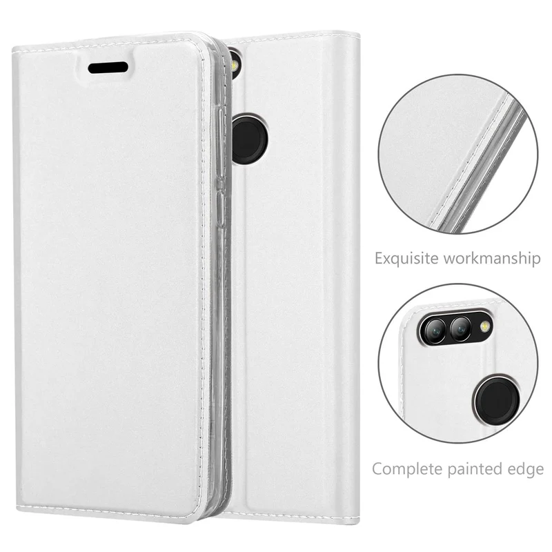 Cadorabo Hülle kompatibel mit Huawei NOVA 2 Schutzhülle mit Magnetverschluss, Standfunktion und Kartenfach