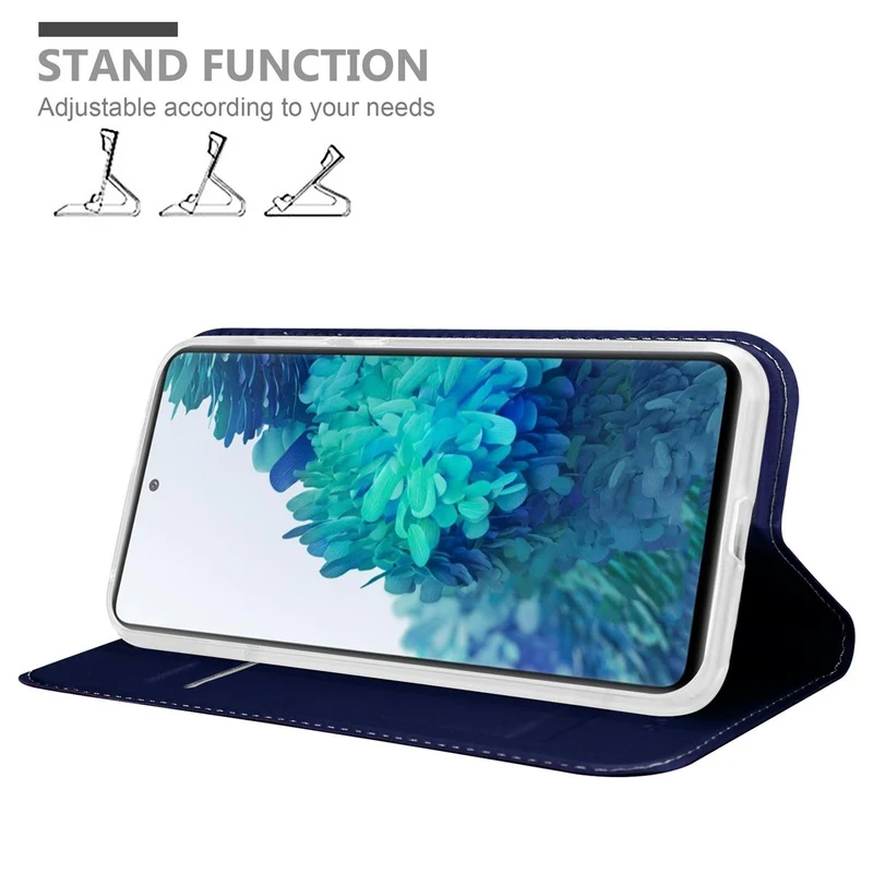 Cadorabo Hülle kompatibel mit Samsung Galaxy S20 FE Schutzhülle mit Magnetverschluss, Standfunktion und Kartenfach