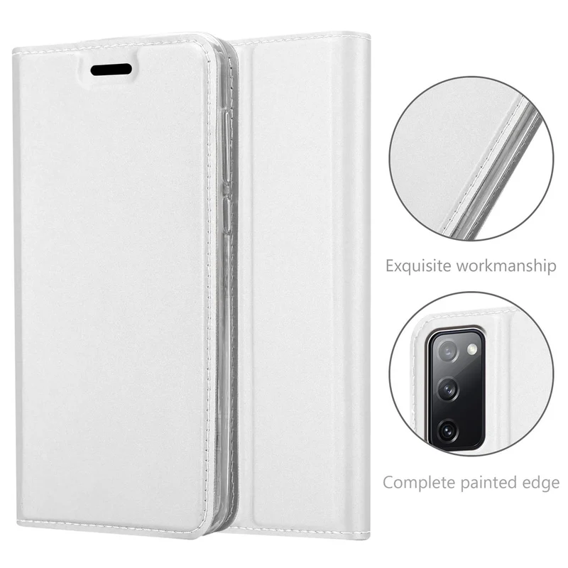 Cadorabo Hülle kompatibel mit Samsung Galaxy S20 FE Schutzhülle mit Magnetverschluss, Standfunktion und Kartenfach