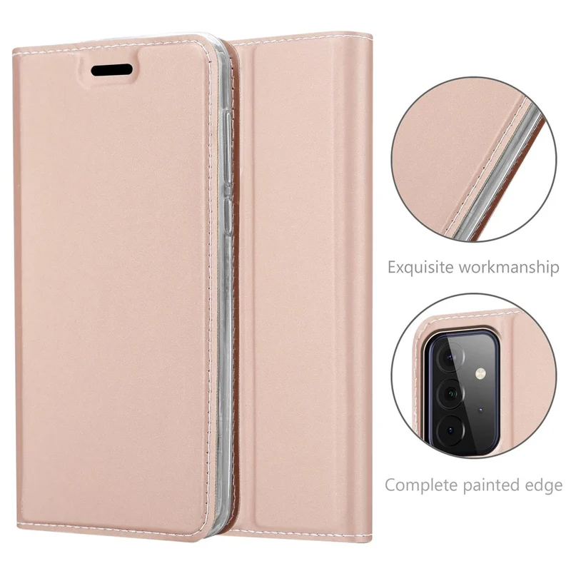 Cadorabo Hülle kompatibel mit Samsung Galaxy A72 4G / 5G Schutzhülle mit Magnetverschluss, Standfunktion und Kartenfach