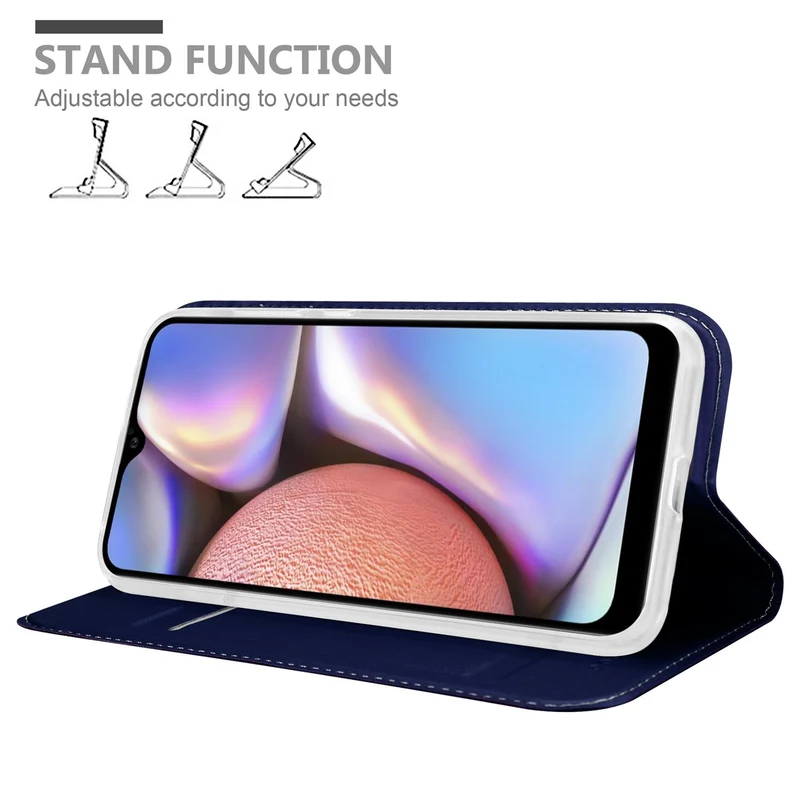 Cadorabo Hülle kompatibel mit Samsung Galaxy A10s / M01s Schutzhülle mit Magnetverschluss, Standfunktion und Kartenfach