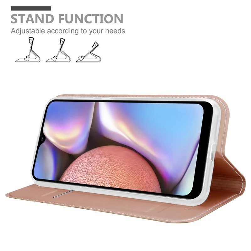 Cadorabo Hülle kompatibel mit Samsung Galaxy A10s / M01s Schutzhülle mit Magnetverschluss, Standfunktion und Kartenfach