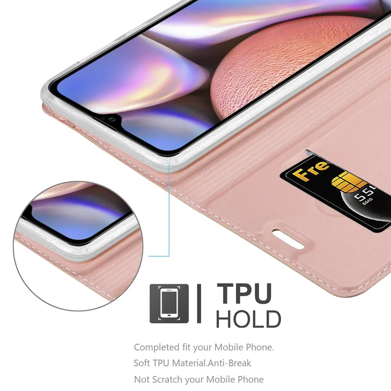 Cadorabo Hülle kompatibel mit Samsung Galaxy A10s / M01s Schutzhülle mit Magnetverschluss, Standfunktion und Kartenfach