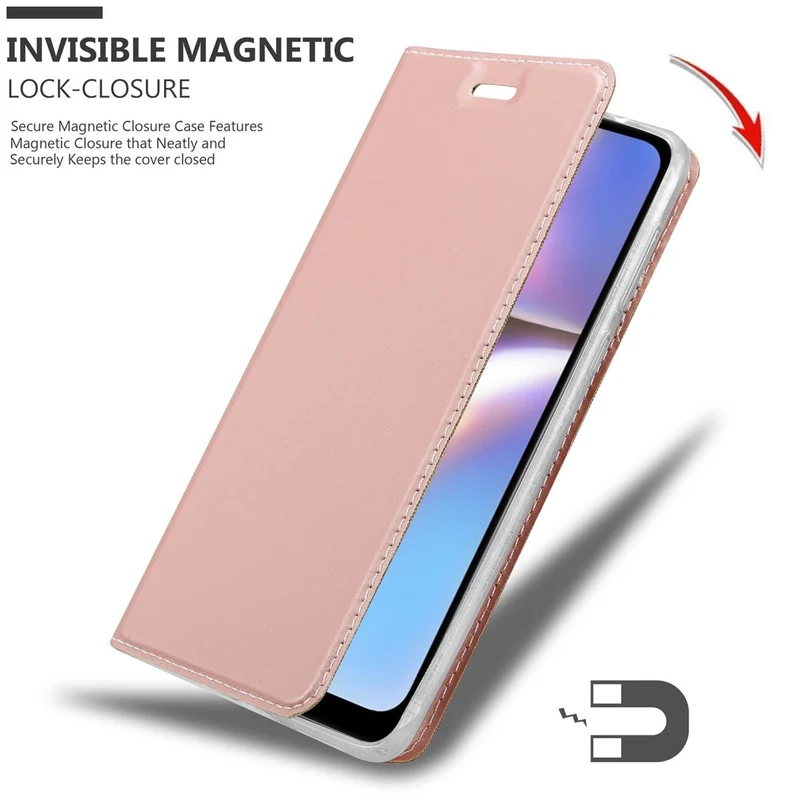 Cadorabo Hülle kompatibel mit Samsung Galaxy A10s / M01s Schutzhülle mit Magnetverschluss, Standfunktion und Kartenfach
