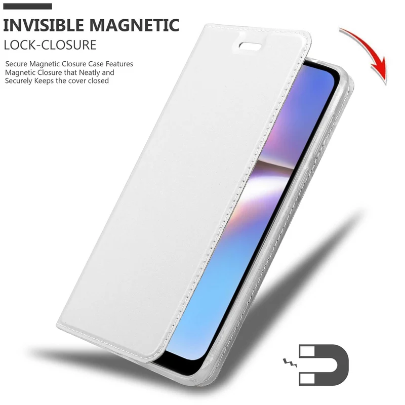 Cadorabo Hülle kompatibel mit Samsung Galaxy A10s / M01s Schutzhülle mit Magnetverschluss, Standfunktion und Kartenfach