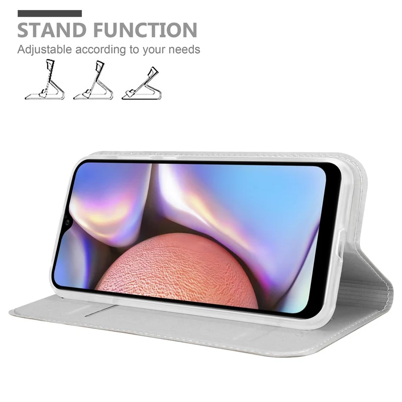 Cadorabo Hülle kompatibel mit Samsung Galaxy A10s / M01s Schutzhülle mit Magnetverschluss, Standfunktion und Kartenfach