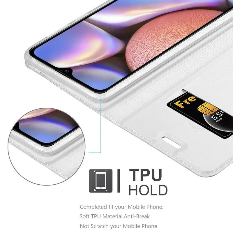 Cadorabo Hülle kompatibel mit Samsung Galaxy A10s / M01s Schutzhülle mit Magnetverschluss, Standfunktion und Kartenfach