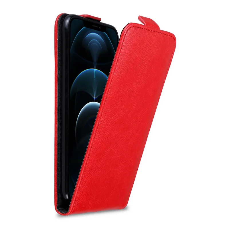 Cadorabo Hülle kompatibel mit Apple iPhone 12 PRO MAX Schutzhülle im Flip Design mit Magnetverschluss