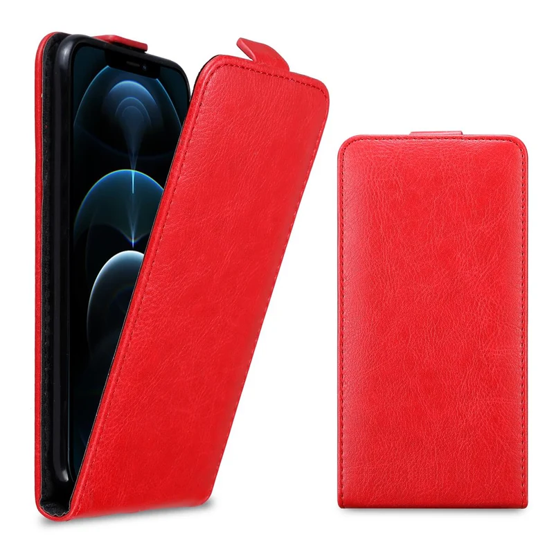 Cadorabo Hülle kompatibel mit Apple iPhone 12 PRO MAX Schutzhülle im Flip Design mit Magnetverschluss