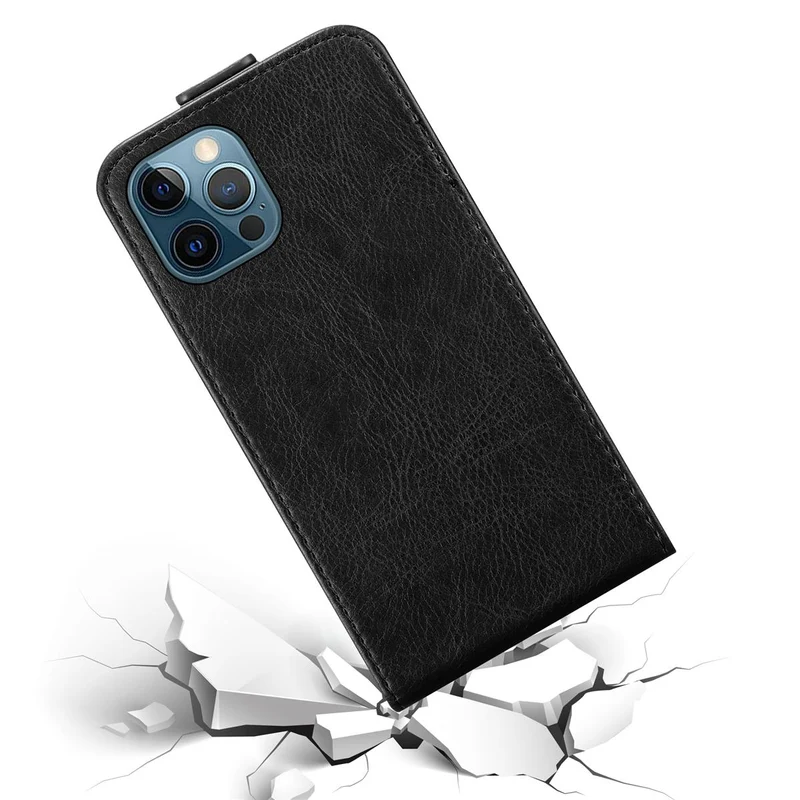 Cadorabo Hülle kompatibel mit Apple iPhone 12 PRO MAX Schutzhülle im Flip Design mit Magnetverschluss
