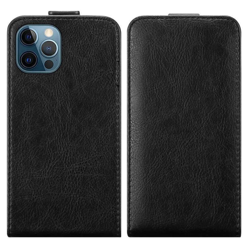 Cadorabo Hülle kompatibel mit Apple iPhone 12 PRO MAX Schutzhülle im Flip Design mit Magnetverschluss