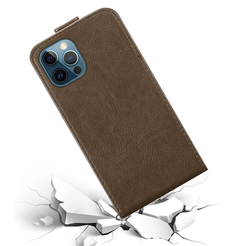 Cadorabo Hülle kompatibel mit Apple iPhone 12 PRO MAX Schutzhülle im Flip Design mit Magnetverschluss
