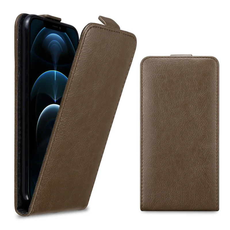 Cadorabo Hülle kompatibel mit Apple iPhone 12 PRO MAX Schutzhülle im Flip Design mit Magnetverschluss