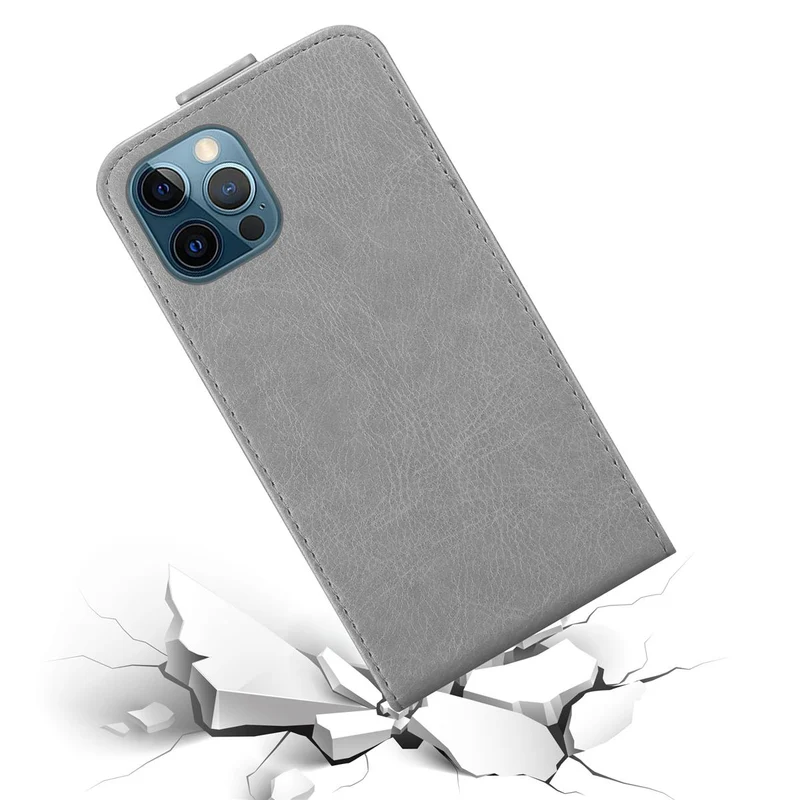 Cadorabo Hülle kompatibel mit Apple iPhone 12 PRO MAX Schutzhülle im Flip Design mit Magnetverschluss