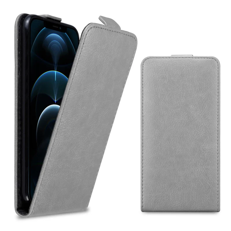 Cadorabo Hülle kompatibel mit Apple iPhone 12 PRO MAX Schutzhülle im Flip Design mit Magnetverschluss