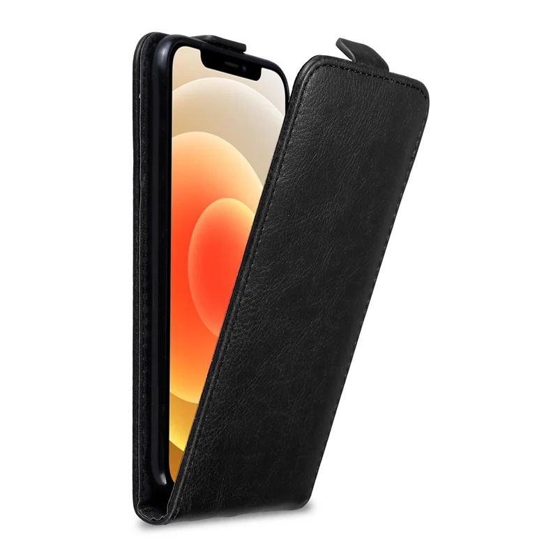 Cadorabo Hülle kompatibel mit Apple iPhone 12 MINI Schutzhülle im Flip Design mit Magnetverschluss