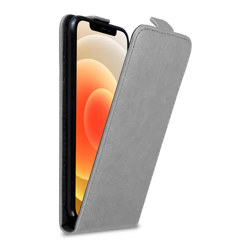 Cadorabo Hülle kompatibel mit Apple iPhone 12 MINI Schutzhülle im Flip Design mit Magnetverschluss