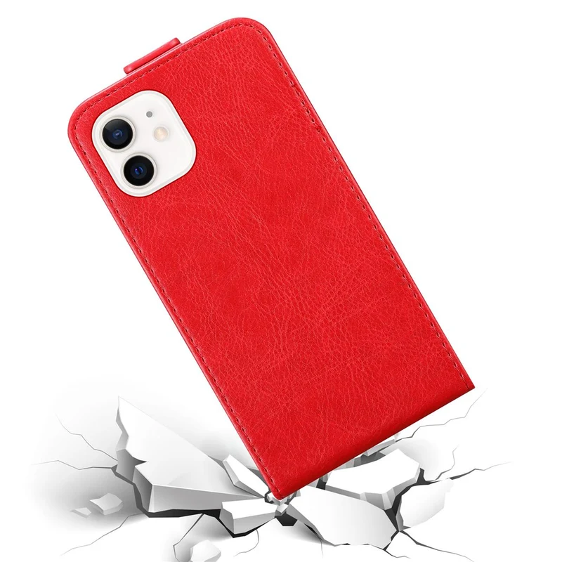 Cadorabo Hülle kompatibel mit Apple iPhone 12 MINI Schutzhülle im Flip Design mit Magnetverschluss