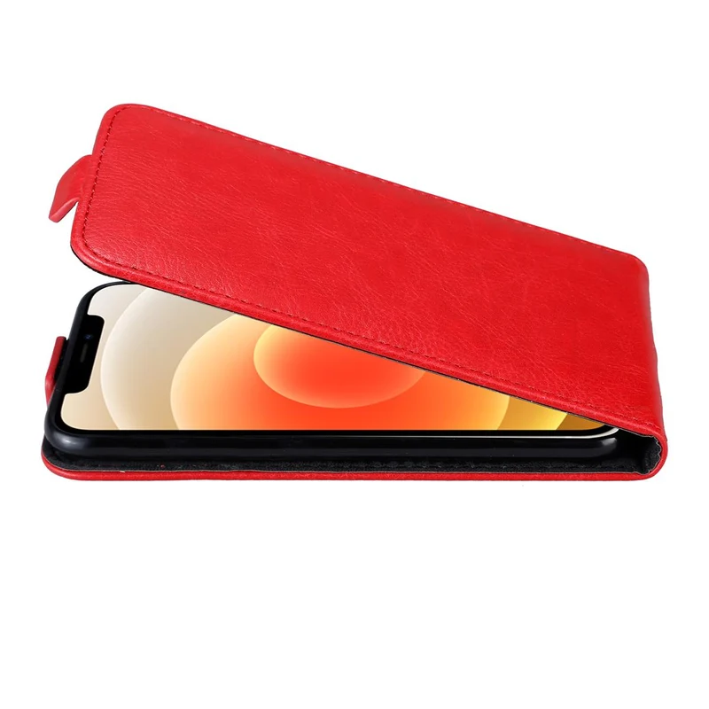 Cadorabo Hülle kompatibel mit Apple iPhone 12 MINI Schutzhülle im Flip Design mit Magnetverschluss