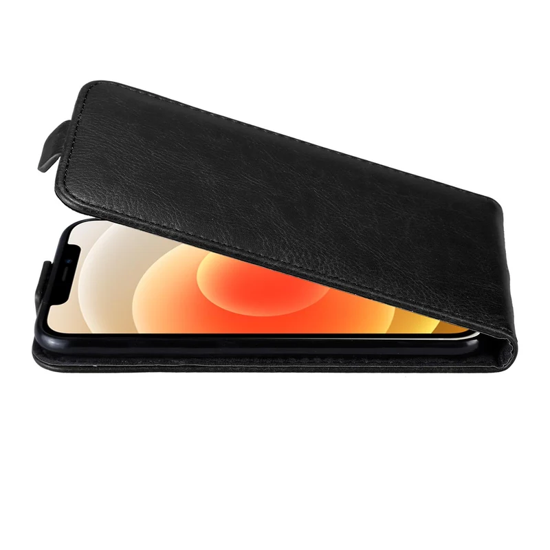 Cadorabo Hülle kompatibel mit Apple iPhone 12 MINI Schutzhülle im Flip Design mit Magnetverschluss
