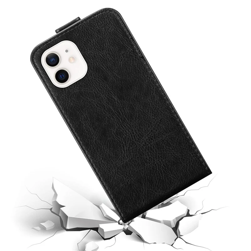Cadorabo Hülle kompatibel mit Apple iPhone 12 MINI Schutzhülle im Flip Design mit Magnetverschluss