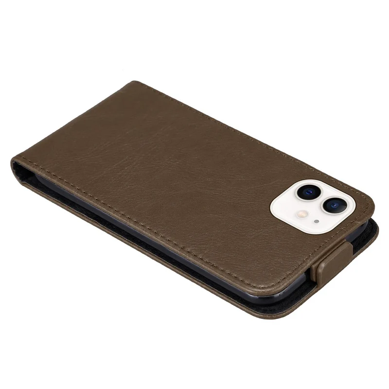 Cadorabo Hülle kompatibel mit Apple iPhone 12 MINI Schutzhülle im Flip Design mit Magnetverschluss
