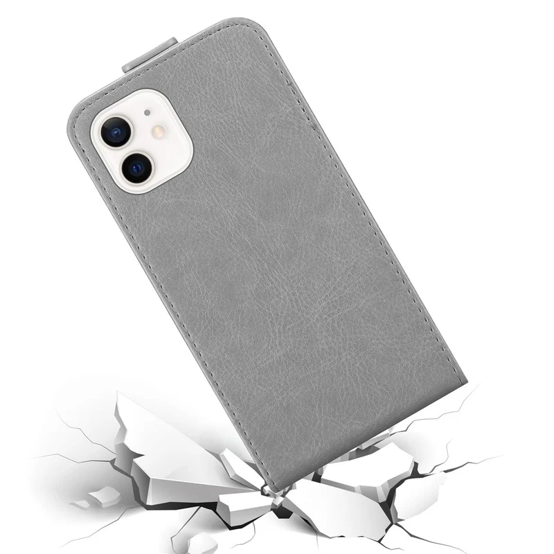Cadorabo Hülle kompatibel mit Apple iPhone 12 MINI Schutzhülle im Flip Design mit Magnetverschluss