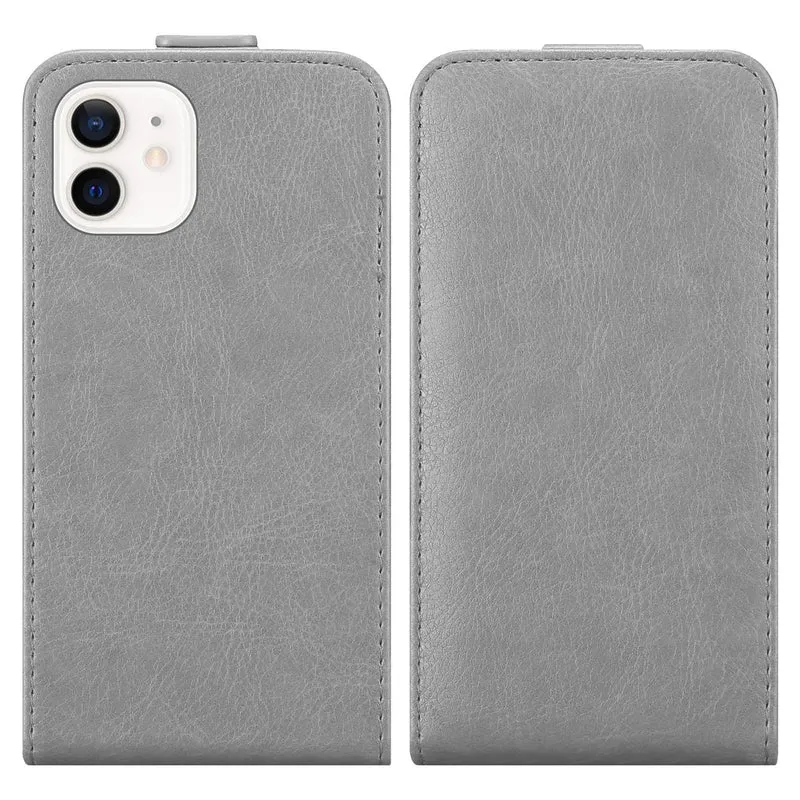 Cadorabo Hülle kompatibel mit Apple iPhone 12 MINI Schutzhülle im Flip Design mit Magnetverschluss