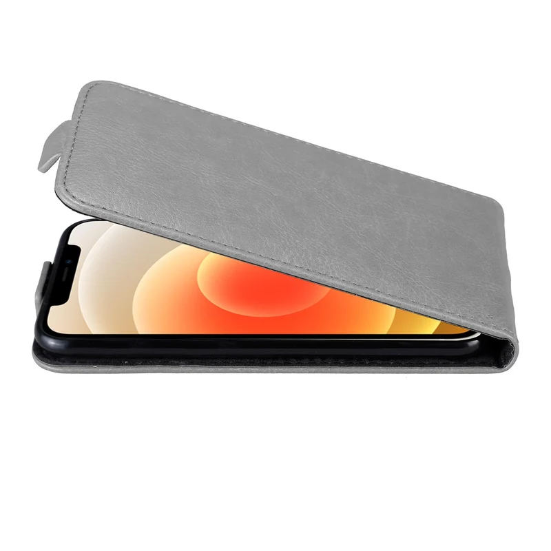 Cadorabo Hülle kompatibel mit Apple iPhone 12 MINI Schutzhülle im Flip Design mit Magnetverschluss