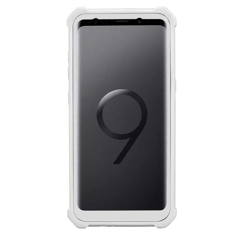 Cadorabo Hülle kompatibel mit Samsung Galaxy S9 PLUS 2-in-1 Schutzhülle mit TPU Silikon-Rand und Acryl-Glas-Rücken