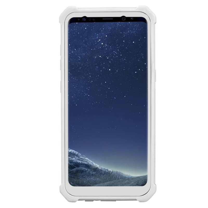 Cadorabo Hülle kompatibel mit Samsung Galaxy S8 PLUS 2-in-1 Schutzhülle mit TPU Silikon-Rand und Acryl-Glas-Rücken