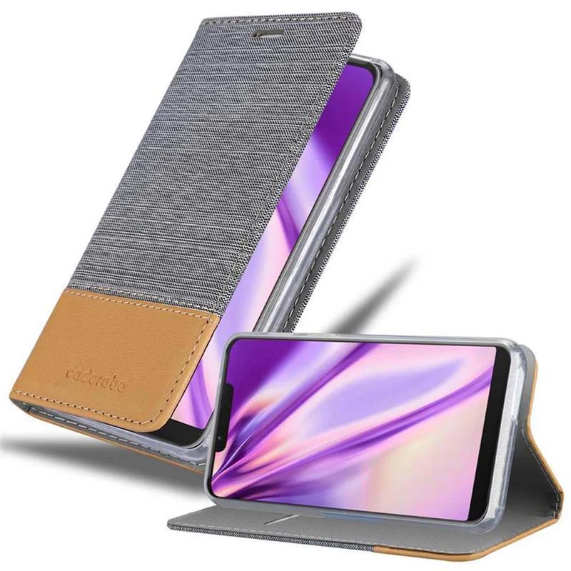 Cadorabo Hülle kompatibel mit WIKO VIEW 2 PLUS Schutzhülle mit Magnetverschluss, Standfunktion und Kartenfach